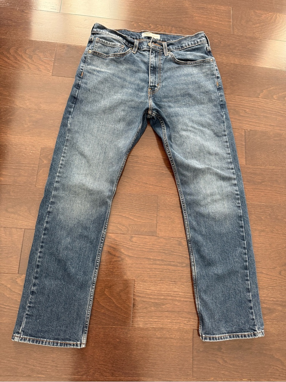 Levi’s Strauss Men's Slim Straight-Leg Jeans in dark wash 34/30